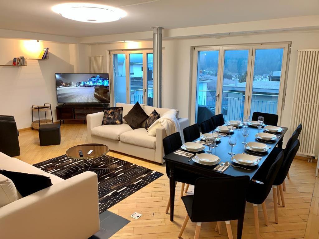 Ferienwohnung Ruetiboda 7-10 Personen Davos Exterior photo